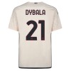 Original Trikotsatz AS Rom Dybala 21 Auswärtstrikot 2023-24 Für Kinder